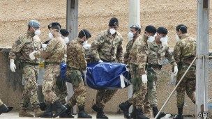 意大利海軍相信他們將發(fā)現(xiàn)更多海難死者。