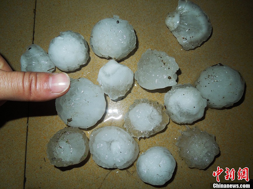 貴州省貴定縣鐵廠鄉(xiāng)遭受百年來最嚴(yán)重的冰雹災(zāi)害：造成直接經(jīng)濟損失1473萬元