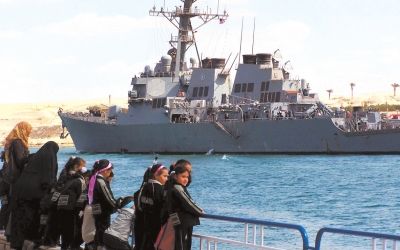 美國海軍“馬漢”號驅逐艦（資料圖片）。圖/CFP