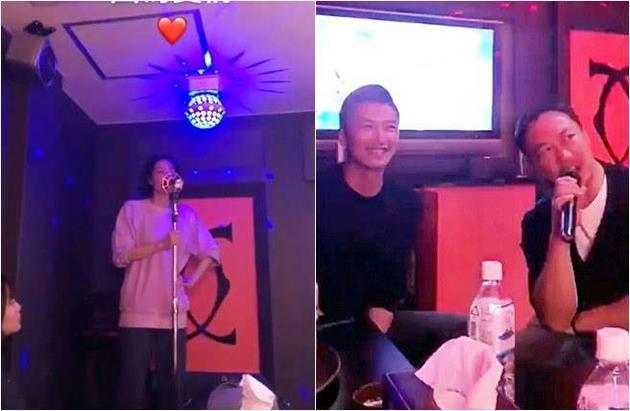 謝霆鋒王菲為陳奕迅老婆慶生。