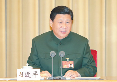 中央軍委改革工作會議11月24日至26日在京舉行。中共中央總書記、國家主席、中央軍委主席、中央軍委深化國防和軍隊改革領導小組組長習近平出席會議并發(fā)表重要講話。 新華社記者 李剛攝
