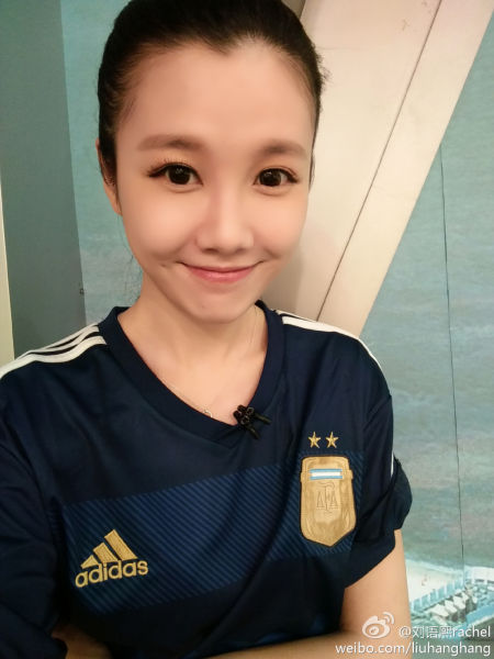 今夜，“烏賊劉”穿上了阿根廷球衣