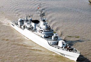 中國(guó)海軍053H3江衛(wèi)II型護(hù)衛(wèi)艦。