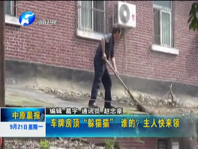 車(chē)牌房頂“躲貓貓”誰(shuí)的？