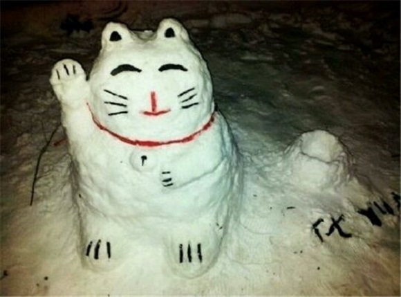創(chuàng)意十足！日系列卡通雪人走紅